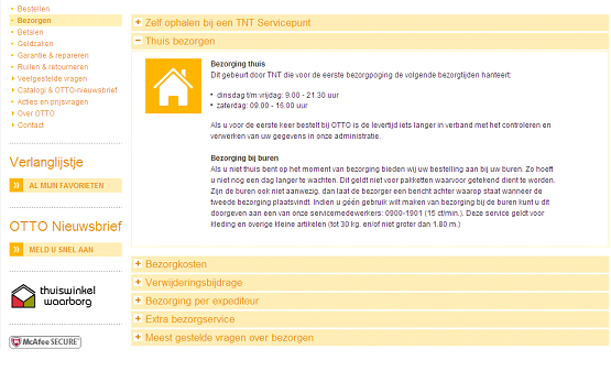 Ondergeschikt Ruimteschip Evalueerbaar Otto.nl | Hoe bezorgtijden en levering kiezen?